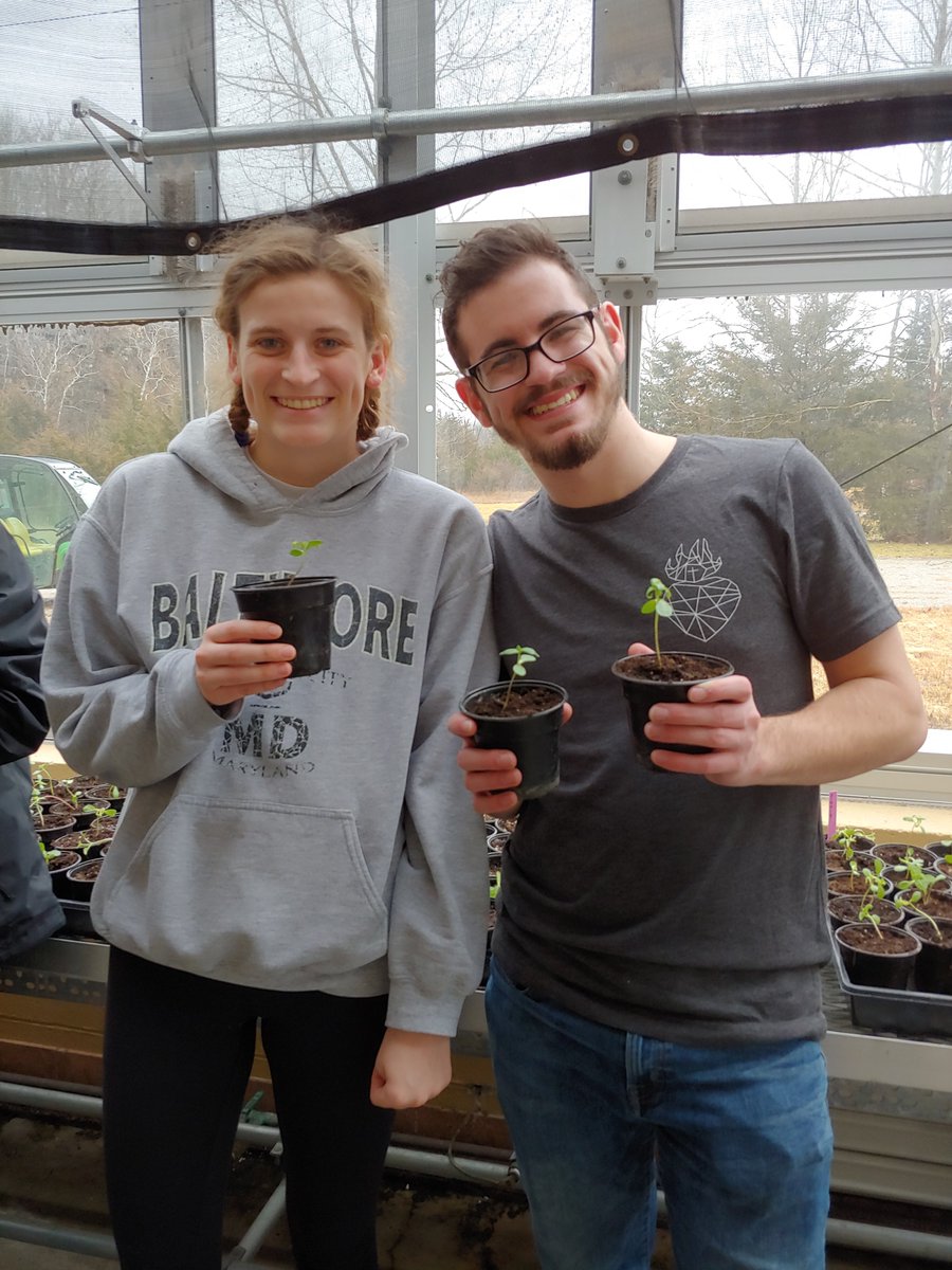 Students are transplanting flowers today in the greenhouse at the Nature Park, think spring!!!