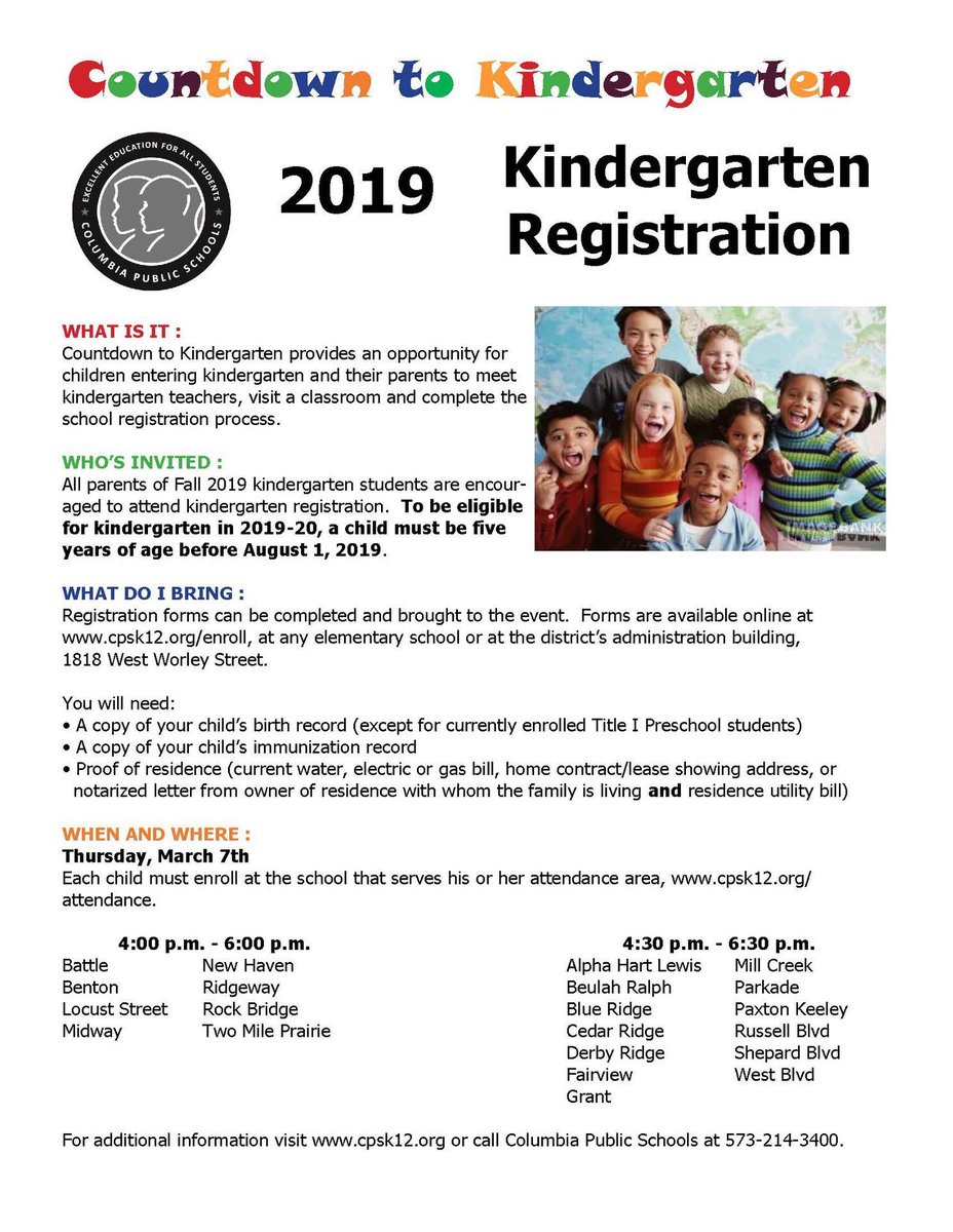 Countdown to kindergarten RBE bears. Please spread the word. It’s extremely important we know how many kinders we will have next year.