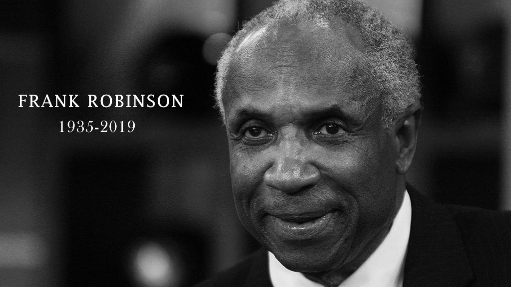 mlbespanol's tweet photo. Uno de los más grandes del béisbol, Frank Robinson, acaba de fallecer. Lamentamos su partida. ¡QPD! 🙏 https://t.co/3rDUNmv7ao