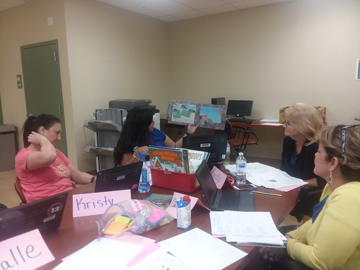 MaureenGTeaches's tweet photo. Know Your Five Grade 3 Cadre @curciogreaves! Ts review online module and role play their small group lesson for feedback #knowyourfive #pbcliteract @KristenRulison @DianaFedderman https://t.co/s2puzj1Y0K