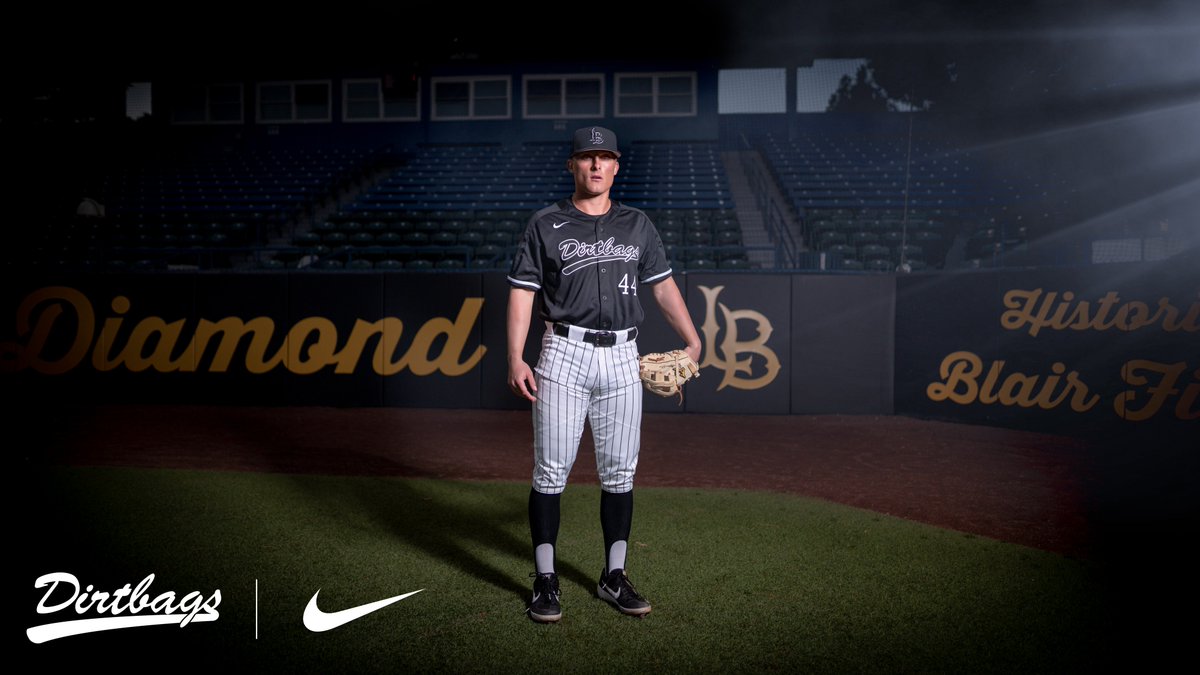 LBSU Dirtbags on X: Black Dirtbags jersey, black on black hat with the  timeless pinstripe pants  / X