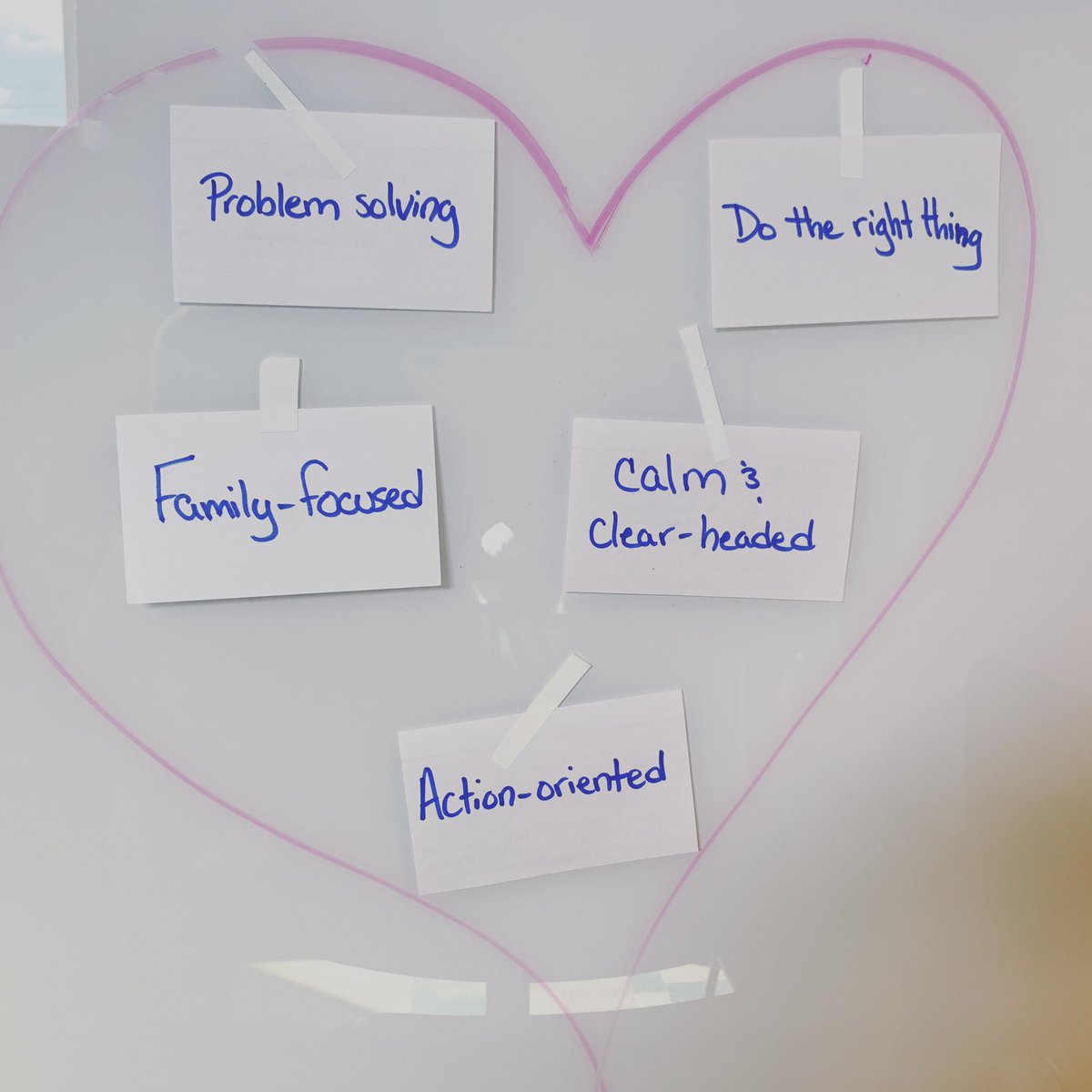 We have been working on our core values here #whatmatters