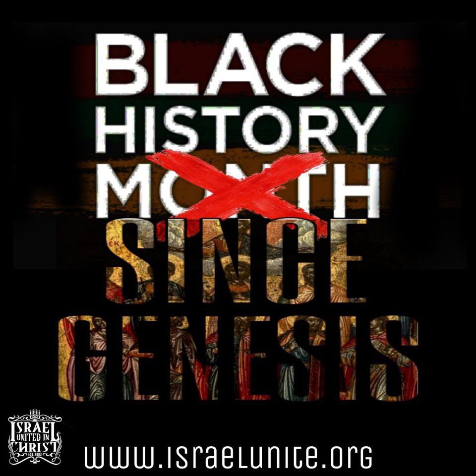 #BlackHistory is #BiblicalHistory you didn’t know? We are #TheIsraelites, the #ChosenNation of God! #HappyBlackHistoryMonth! 

Learn more at Israelunite.org 

#BHM #February #BlackHistoryFacts #BlackExcellence #BlackLivesMatter #IUIC #Israelites