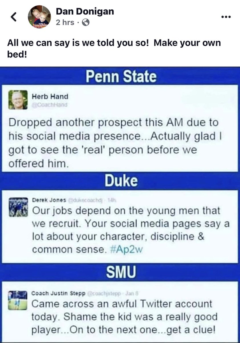 MVHSBowling's tweet photo. What does your social media account reveal about you as a person? This is REAL STUFF!!! Do not let temporary emotions have permanent consequences. #ReputationsMatter #CredibilityMatters #ThanksCoachMainForThis #AnyBowlingCoachesAgree? https://t.co/naytmM2kvh
