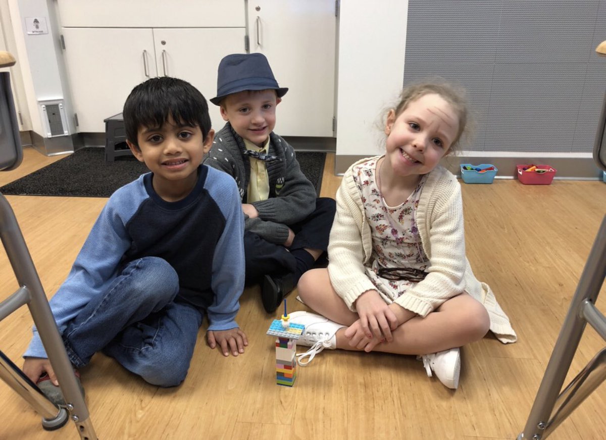 JenK3131's tweet photo. What a great 100th Day!  We are 100 Days smarter!  Challenge: What can you build with 100 Legos? #MontourProud #MontourElementary https://t.co/MfNuir7YWT