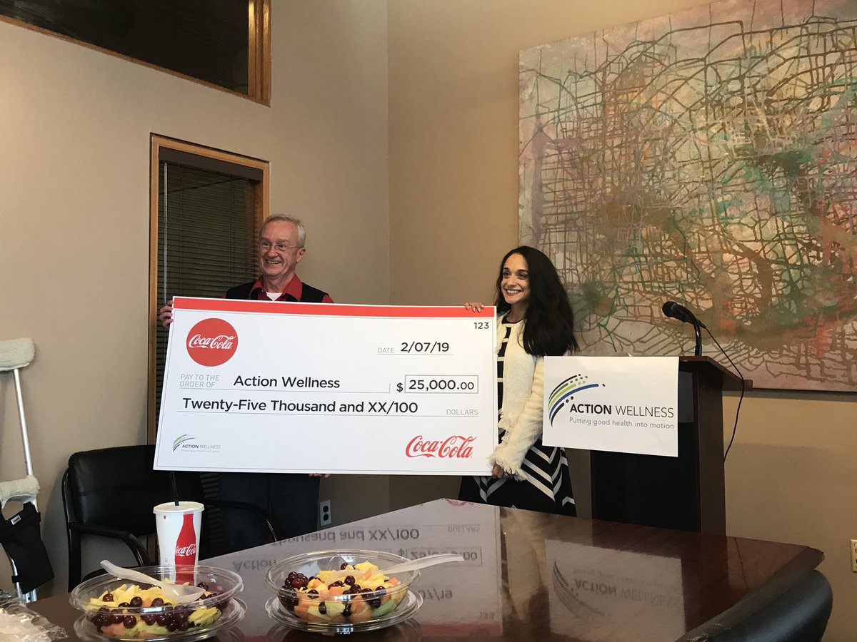 elisemc926's tweet photo. Great event today celebrating the fantastic work @ActionWellPHL does, and the support @CocaCola and client @LibertyCocaCola gives to its efforts.
(CC: @LaurCraig, @CeislerMedia, @mlinares_garcia) https://t.co/d7XiA3AEiN