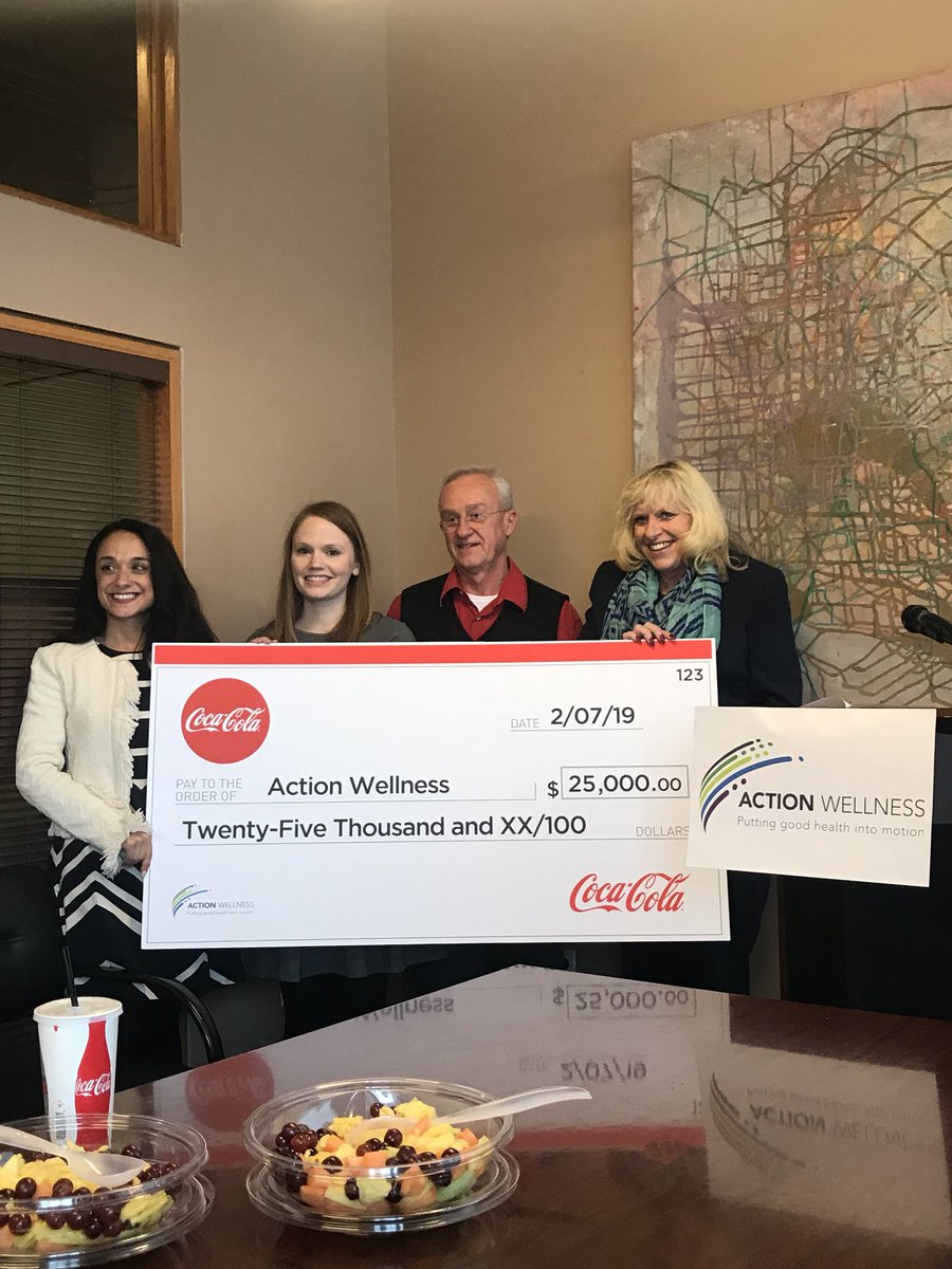 elisemc926's tweet photo. Great event today celebrating the fantastic work @ActionWellPHL does, and the support @CocaCola and client @LibertyCocaCola gives to its efforts.
(CC: @LaurCraig, @CeislerMedia, @mlinares_garcia) https://t.co/d7XiA3AEiN