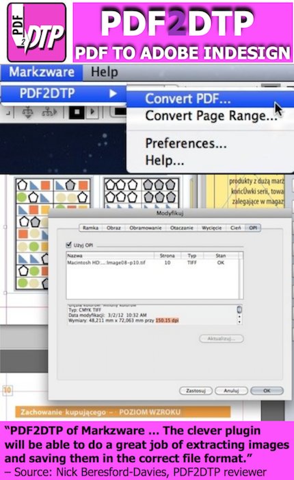 Markzware's tweet image. #Creative_Cloud_Plugin to Convert #PDF_to_InDesign_CC: #Markzware #PDF2DTP #PDF_converter lets you adjust #layout details in #InDesign_CC. #InDesign_CC_plugins help get #PDF content into #InDesign #CC thru#CC_2019 #Creative_Cloud buff.ly/2S8Gy8c