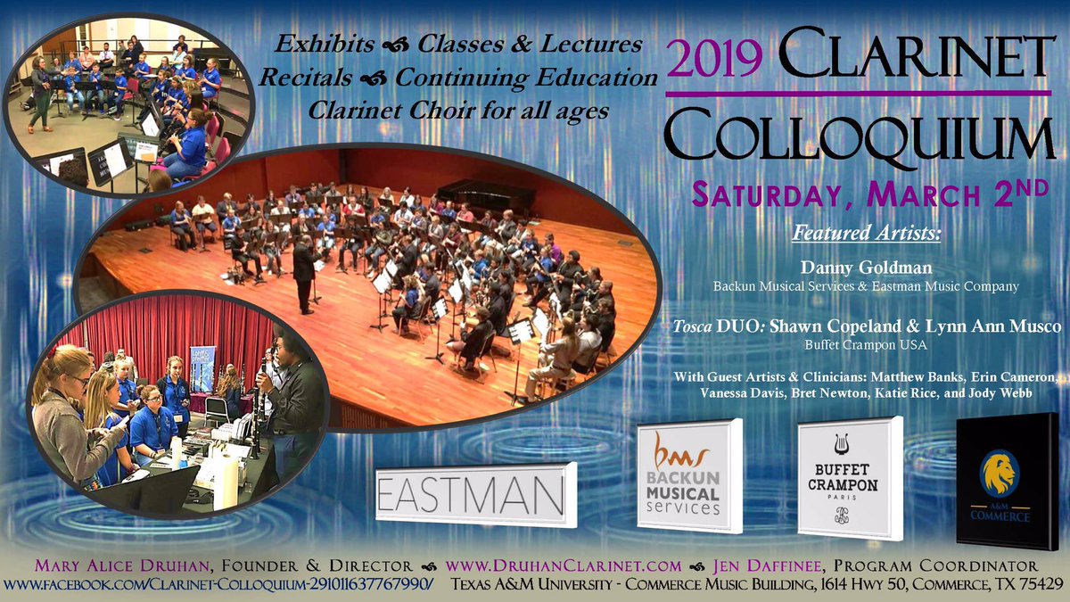 texasclarinet's tweet photo. Join us on March 2 - it’s FREE and for all ages! https://t.co/HASlJTICl2