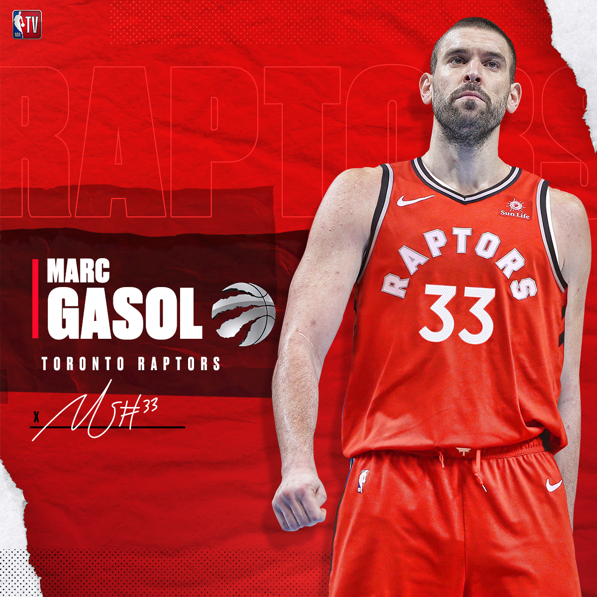 NBATV's tweet photo. The newest Toronto Raptor ... 👀

#WeTheNorth https://t.co/xX1KkvSvz7