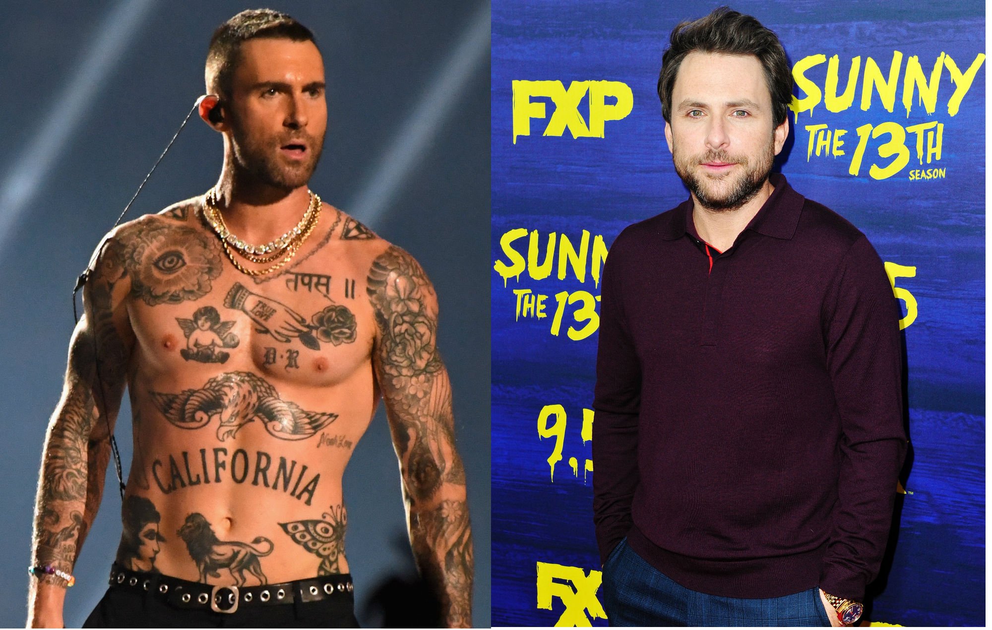 Charlie Day shares hilarious 'Always Sunny' Adam Levine meme