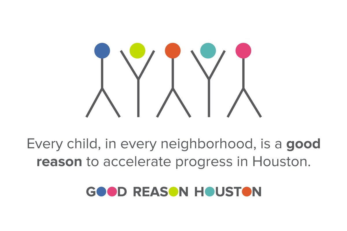GoodReasonHou's tweet photo. We see a future where every child, in every neighborhood, excels in a world-class public school and thrives in the Houston of tomorrow. #GoodReasonHou #EdEquity #HouEd #OurGoodReasons #TXEd #TXEdu https://t.co/RrXMjDAUnb