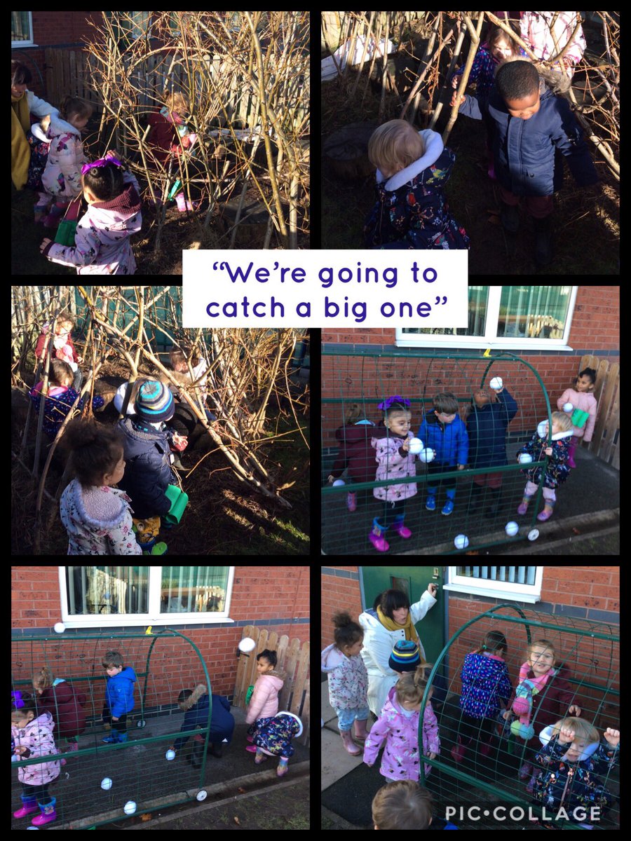 hgprenursery's tweet photo. Our afternoon children loved their Bear hunt! We went through the grass, a river, the mud, the forest and a snowstorm and found a BEAR! #T4W #UTW #PD #CofEL @EmmaREMAT @hgprimary @miss_nesbit @GarstonPN @sil_eyfs @MichaelRosenYes https://t.co/XiEpokVX59