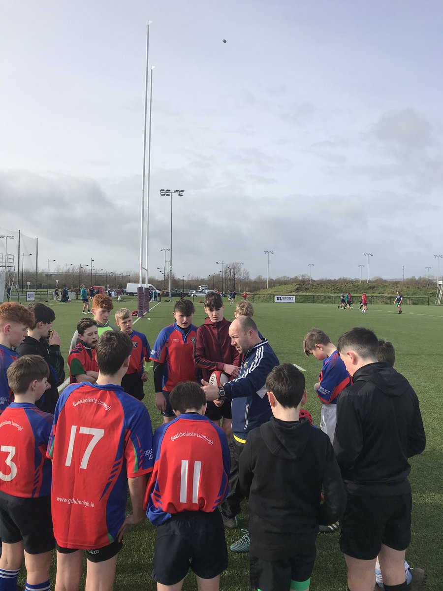 GRugbai's tweet photo. Great to play on the UL 4G Rugby @UL pitch today. Bonus getting to see @Munsterrugby training. @GCLuimnigh @gclsport https://t.co/9TkOHKpIji