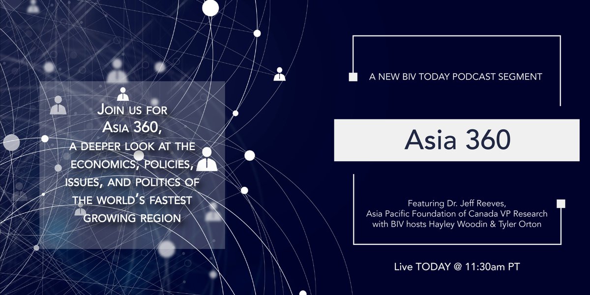 AsiaPacificFdn's tweet photo. In this week's @biv #Asia360 w/ @hayleywoodin, our VP Research Dr. Jeff Reeves discusses #SoutheastAsia perceptions of the #US🇺🇸 &amp; #China🇨🇳 and implications/opportunities for #Canada🇨🇦.

Click here to listen full episode 📢https://t.co/bybLmxPja1 #APFreseach https://t.co/y6F19fbrLd