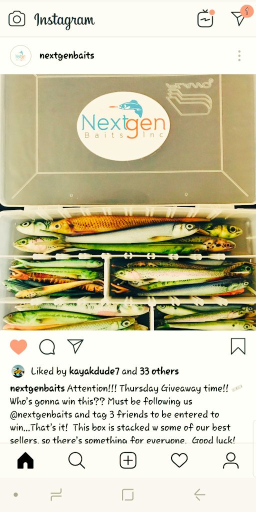 ADKBassBaby's tweet image. 🎣🎣 !!GIVEAWAY ALERT!! 🎣🎣

@nextgenbaits is doing an awesome giveaway on their Instagram page, and entry is super easy! 

#FishingFamily #GiveawayAlert #nextgenbaits #instagram