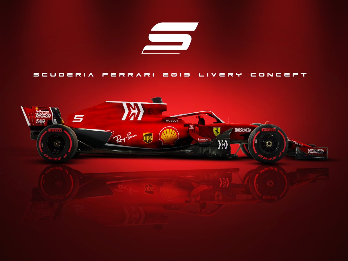 Photo - Scuderia Ferrari Mission Winnow 2019 Livery Concept