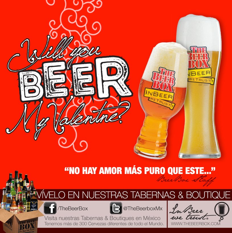 TheBeerBoxMx's tweet image. ¡Ama y brinda por ello! #Desrrobotízate❤️🍻

&quot;El amor es un concepto universal relativo a la afinidad entre seres, definido de diversas formas según las diferentes ideologías y puntos de vista (artístico, científico, filosófico, religioso).&quot;#Wikipedia