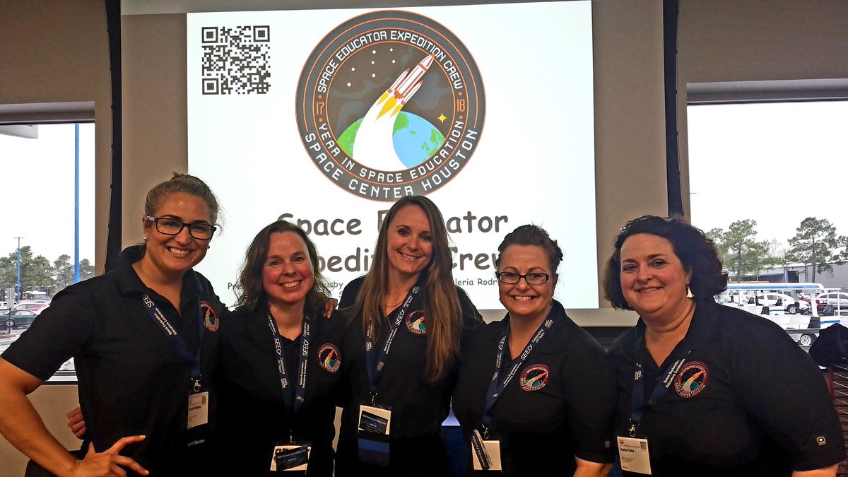 SpaceCenterHou's tweet photo. Our SEEC crew wants you to know that everyone can be a part of the NASA mission! #SEEC25 #STEM #SpaceExploration https://t.co/EESPGMT2RD