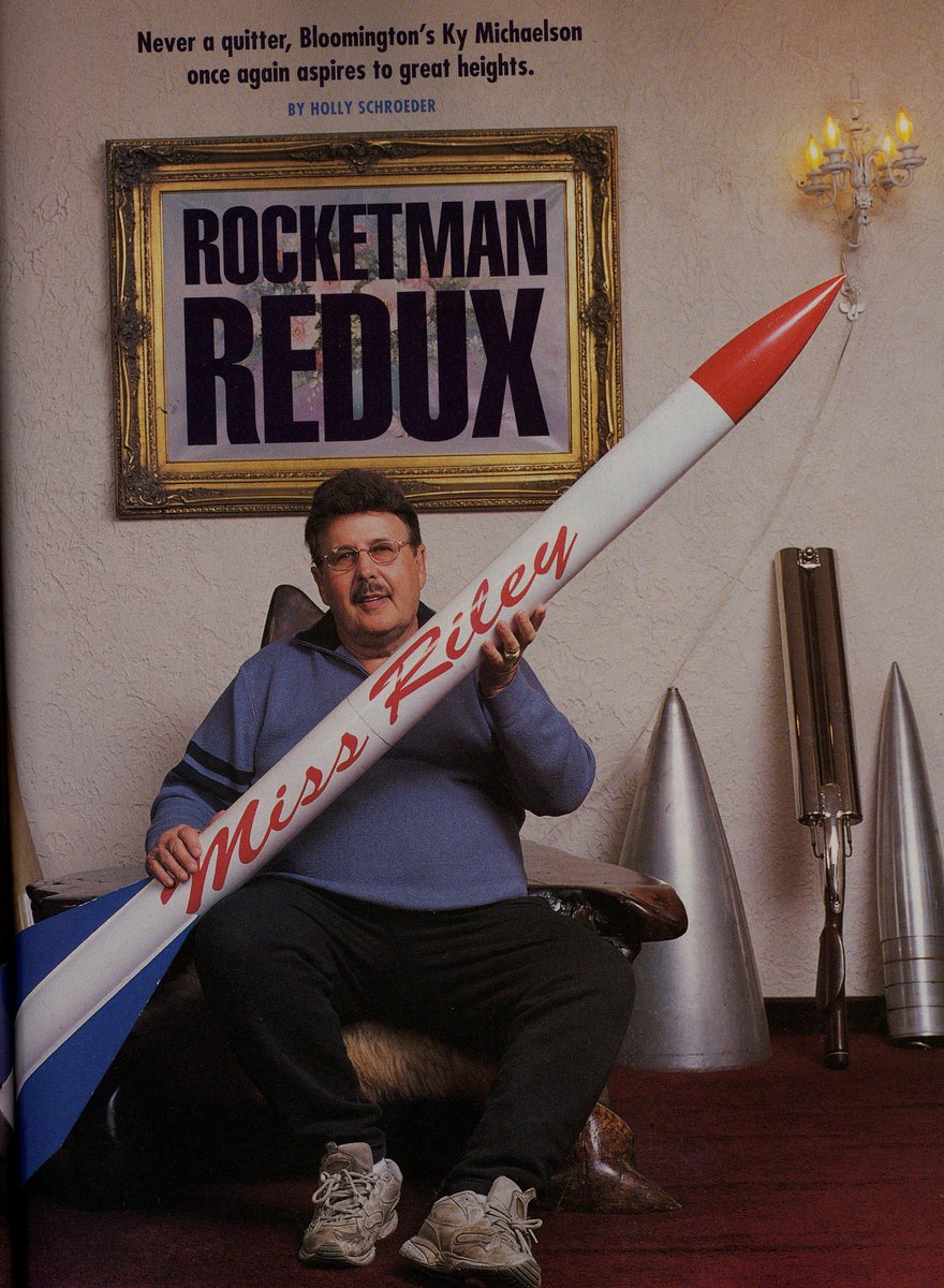 rocketmandoc's tweet image. Ky and the rocket he built for "October Sky," the film based on the life of @HomerHickam , author of "Rocket Boys." Thanks again for the interview Homer! #RocketBoys #MissRiley #rocketmandoc