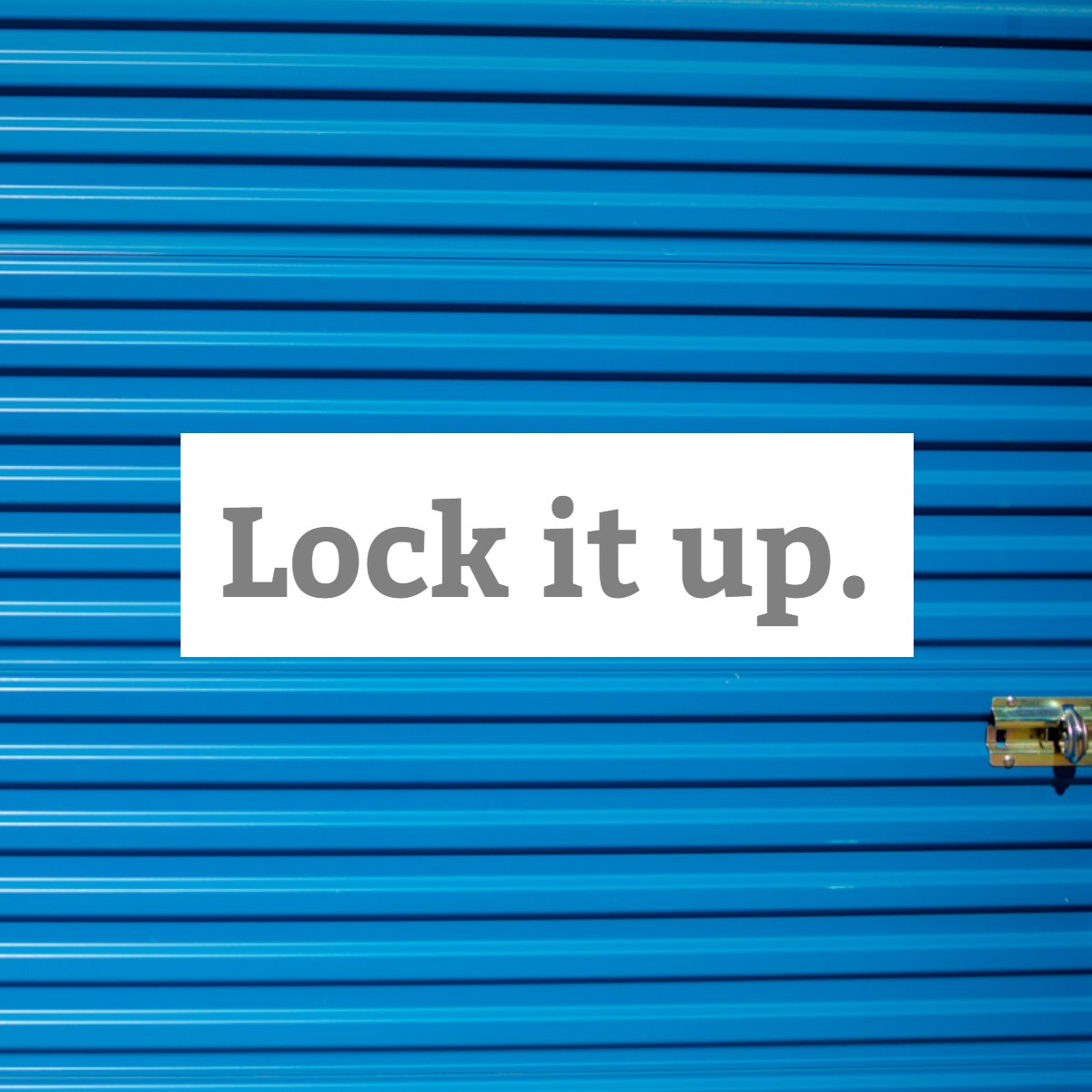 HomeSelfStorage's tweet image. Keep your belongings safely in one place.