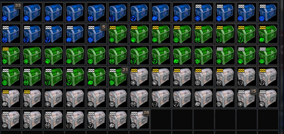 Way past the point of anyone caring but the chest collection for @HexTCG is actually done \o/