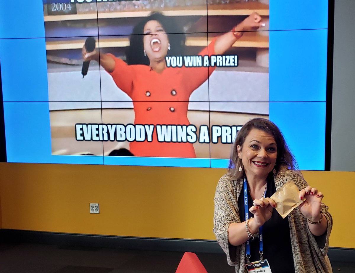 And the winner is.....@BrandeyAddison !!! #TCEA2019 #CAMPSIG