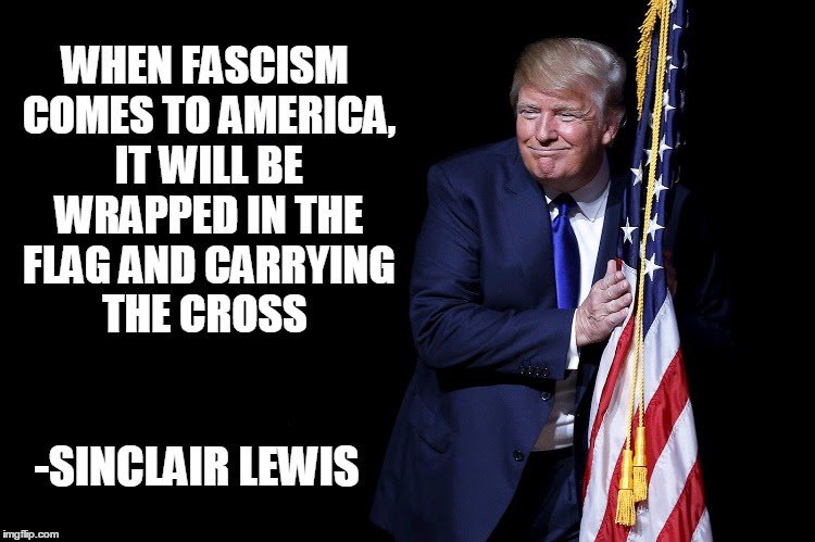 skip_truman's tweet photo. @stucam7771 Flag worshipers are very different than patriots in a democracy. https://t.co/kYDgnaTrAo