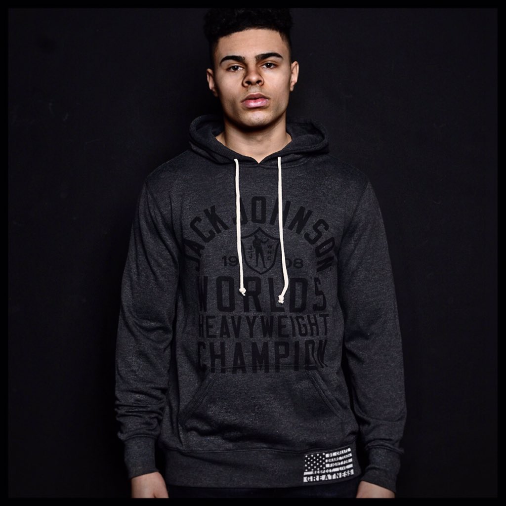 My career could have been very different if it wasn’t for #JackJohnson, 1st black HW champ. He was a fearless pioneer &amp; far ahead of his time. He will always be a source of inspiration to me. This #BHM <a href="/rootsoffight/">Roots Of Fight</a> honor the #GalvestonGiant #KnowYourRoots rootsof.co/bhtcollectionT