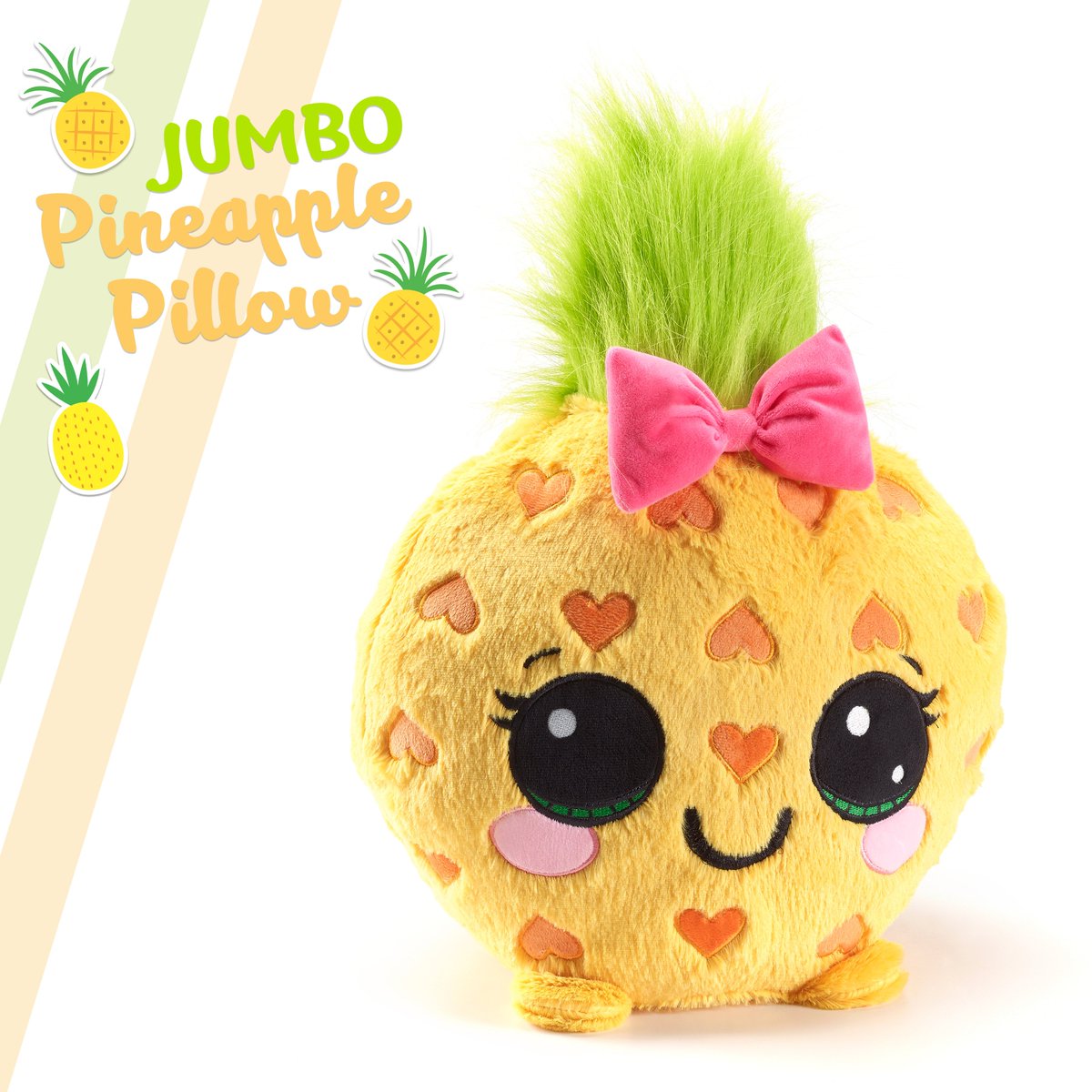 toptrenz's tweet photo. New adorable furry pineapple pillow!🍍💛🍍💚🍍💛🍍💚🍍💛Strawberry scented and extra cuddly! #furrypillow #pillows #scentedpillows#toptrenz https://t.co/UpXf7yzPSh