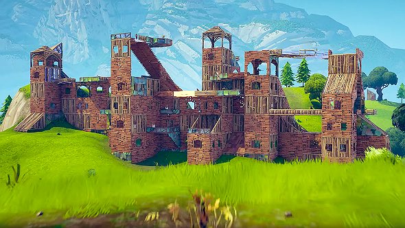 KEEMSTAR's tweet image. I stop playing Fortnite when I would shoot a player in a open field &amp;amp; they built this in 10 secs.