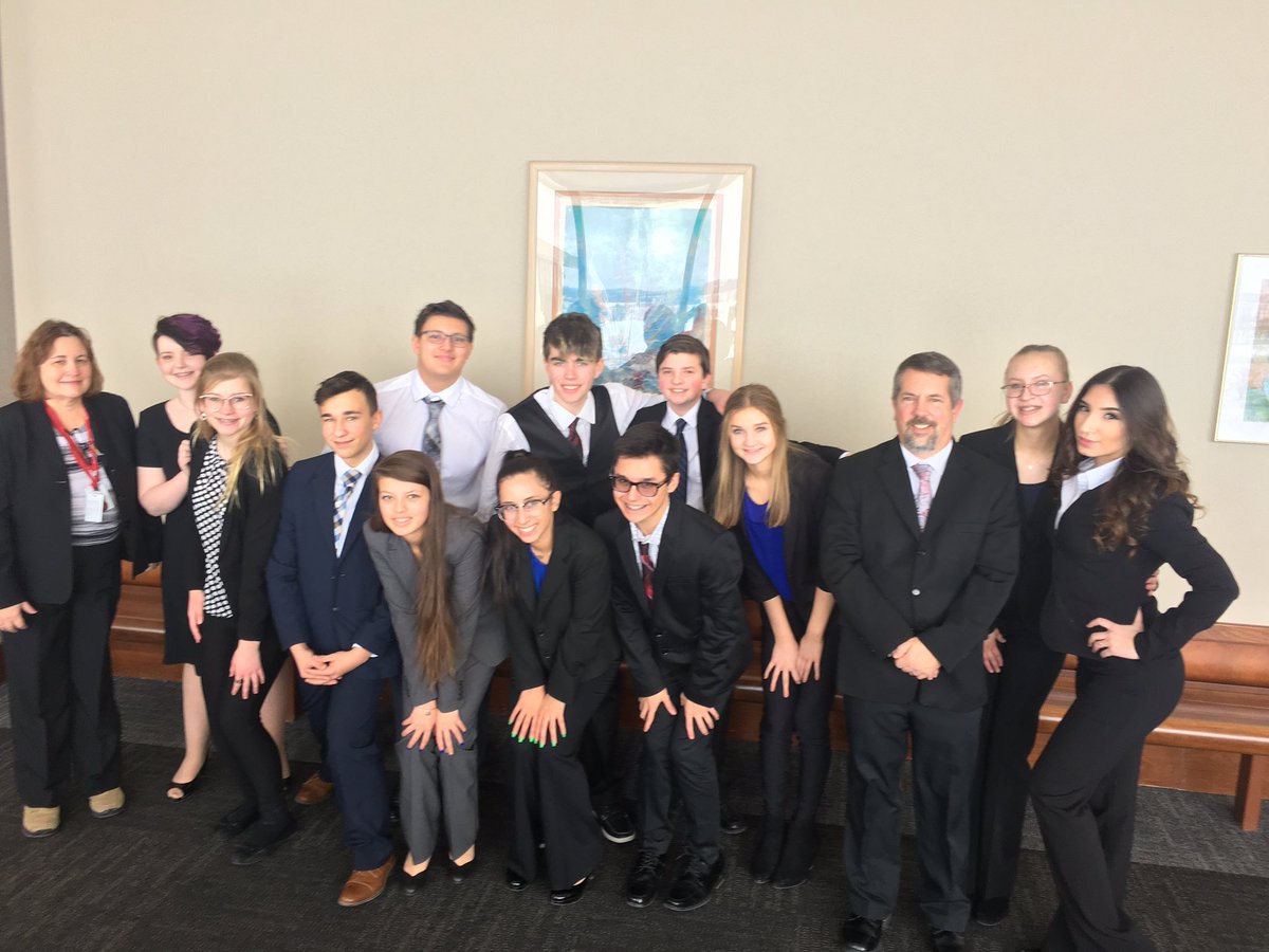 Congrats at Kane County Mock Trial Meet to Alyssa (Sr.) on Best Attorney and Jayme (Jr.) on Best Witness