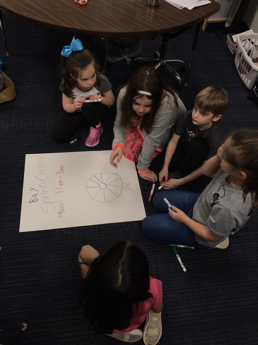 LearnWithBarber's tweet photo. @BayEaglesSoar Kindness Club is making posters for our Spring Carnival! Hope to see you there on March 2nd! https://t.co/bT4Ps8WcQF