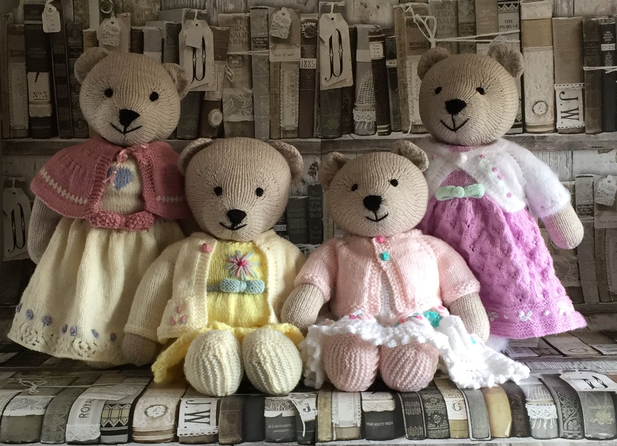 WindflowerBears's tweet photo. #WindflowerBears, huggable little friends! Beautiful hand knitted #teddybears with a touch of yesteryear. Something different to the every day mass produced bears. #Personalisation options available. Visit us at https://t.co/wdMmrotPPo   via @Etsy to see our range #babygift #etsy https://t.co/Goz6QL4bii