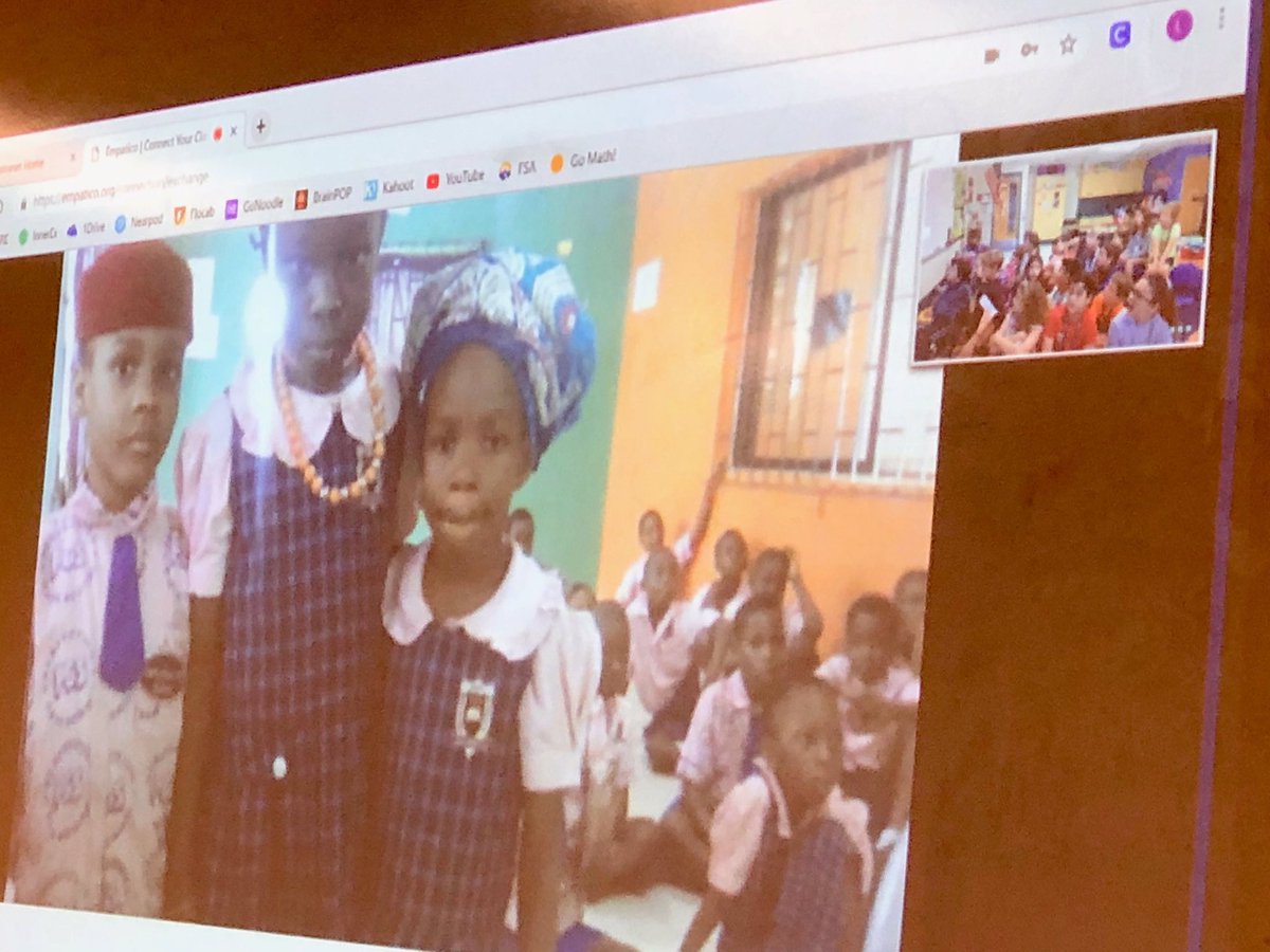 KeithPeters_'s tweet image. #TheBestThingISawToday was this collaboration between @4thGradeMitchel’s class and a class from Nigeria!  Thanks to @EmpaticoOrg for connecting classrooms across the world.  #SparkEmpathy