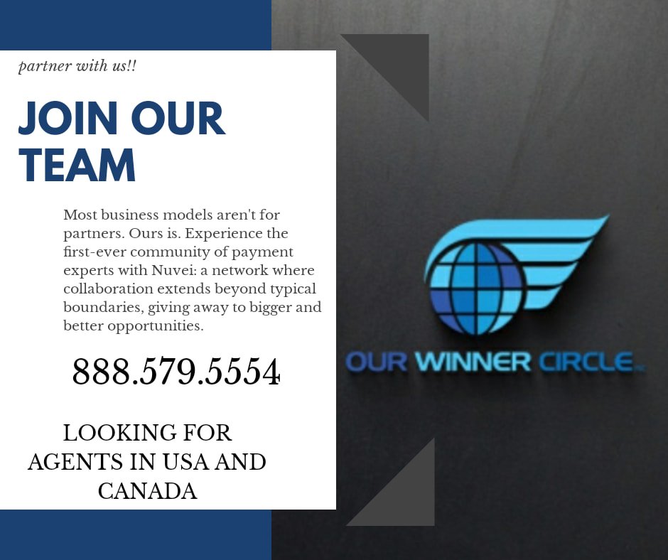 OurWinnerCircle's tweet photo. Looking for Account Executives to join our team!!!  Get bonuses and a great comp plan.

#MerchantCashAdvance #merchantservices
#businessloans 
#cashflow #creditcardprocessing https://t.co/YnN5rPFbbk
