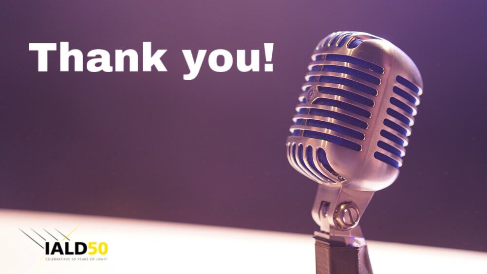 What a night!! Thank you all for joining us. 

See you soon!! 

#400seconds #IALD #IALD50