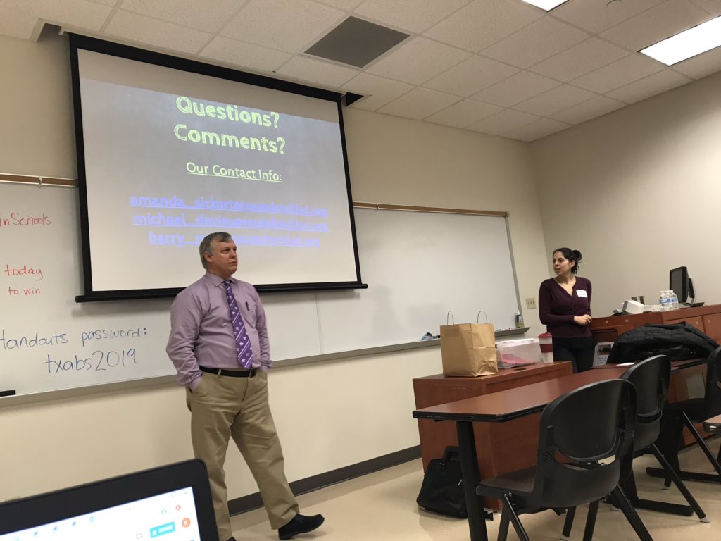 KrisNichols_'s tweet photo. Thank y’all for the wisdom!!! See y’all next year! #BehaviorInSchools #tx_abs #GenEdBehaviorSpecialists https://t.co/DdZfuX06Aa