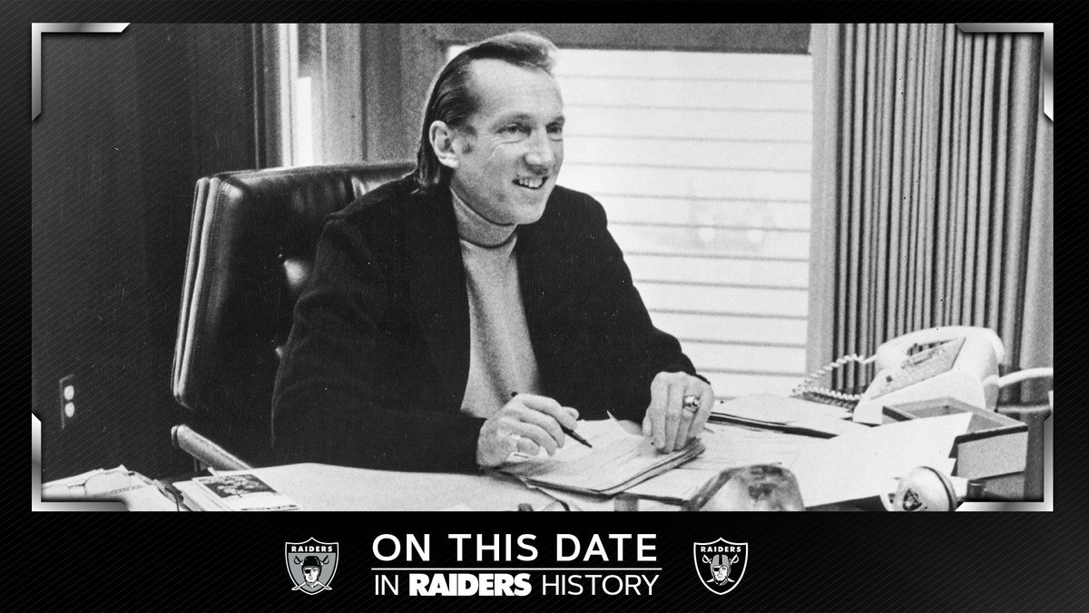 On this date 44 years ago, Al Davis was named NFL Executive of the Year. pi...