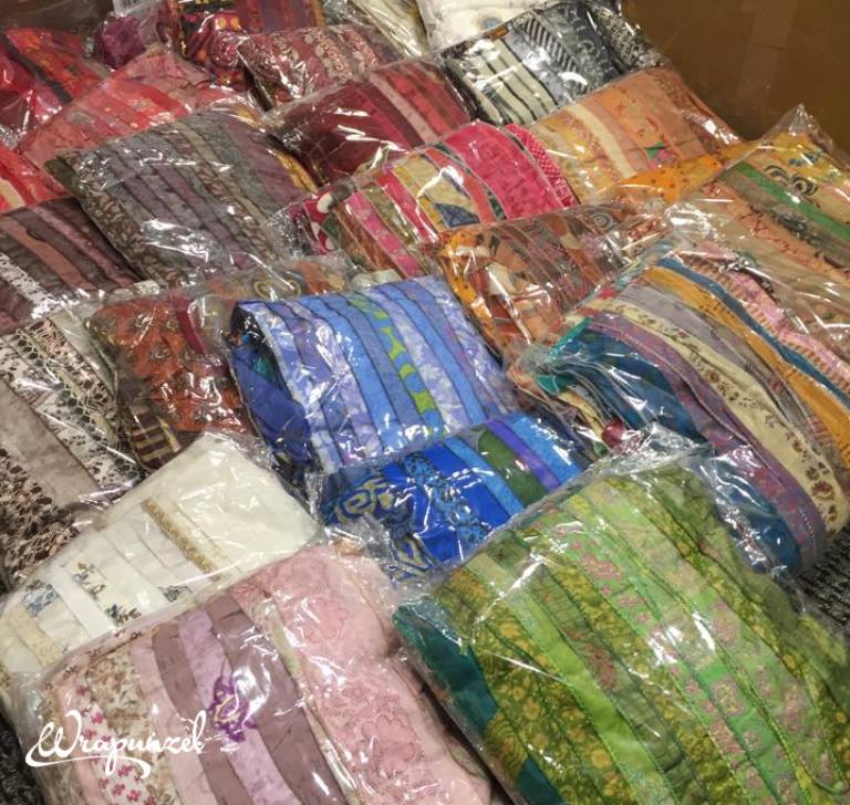 Wrapunzelstore's tweet photo. There's nothing like sorting a brand new batch of Sari Scarves to make your brain explode from color! ๐ We can't wait to get these online and out to you!! #somuchcolor #needthemALL #sarilove #sortingparty https://t.co/hArAYEkN3K