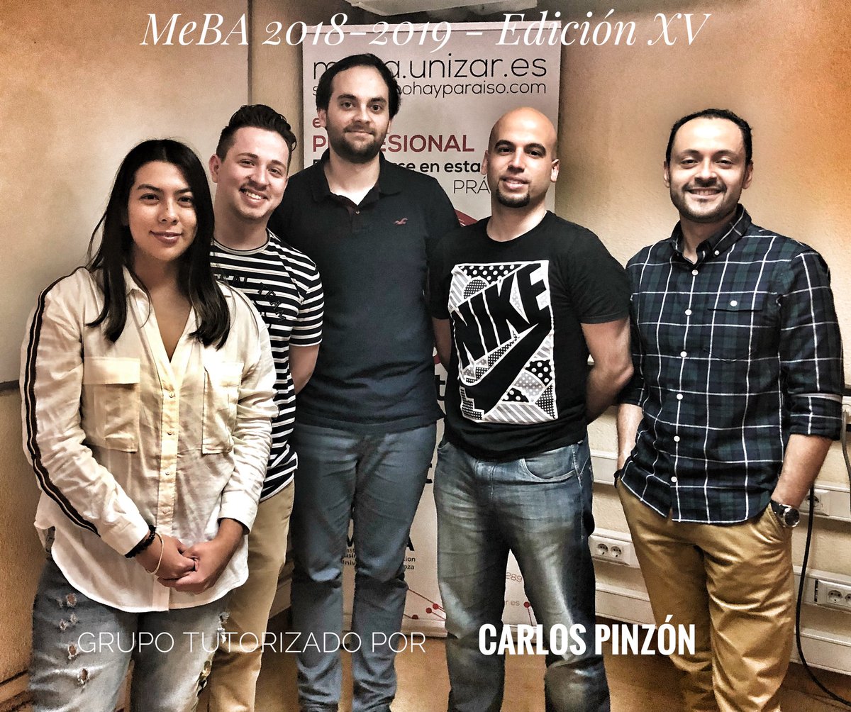 MeBAunizar's tweet photo. Grupos en prácticas tutorizados por @rananos @Cpinzonc @vberroya @davideguizabal y coordinados por @drocafull .... un dream team de lujo para un master de lujo en Zaragoza https://t.co/QsFHp5sc5x