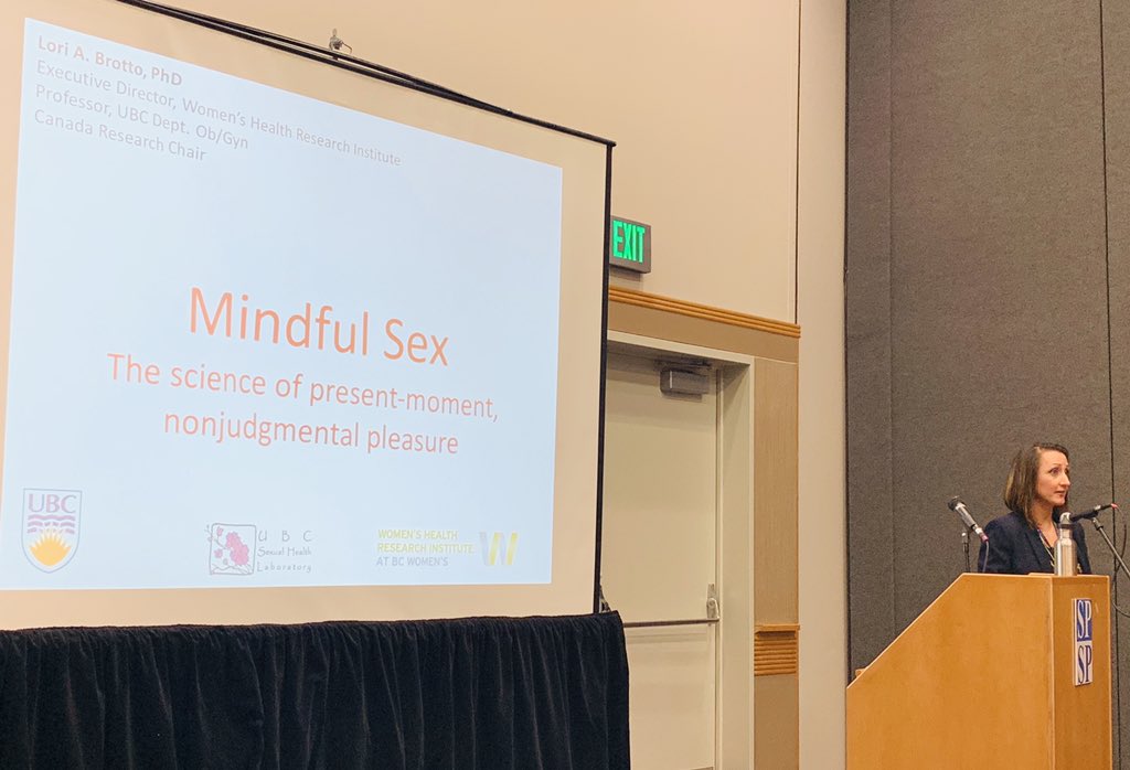 JustinLehmiller's tweet image. Our final keynote speaker is the amazing @DrLoriBrotto, who will be sharing her research on how #mindfulness can help prevent and solve sexual difficulties. #SexAtSPSP #spsp2019