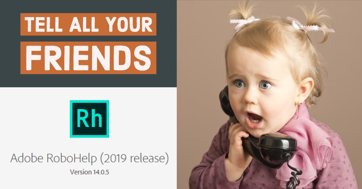 mattrsullivan's tweet image. #RoboHelp 2019 Update 5 released today. See details here ht.ly/1zG330nCBCp