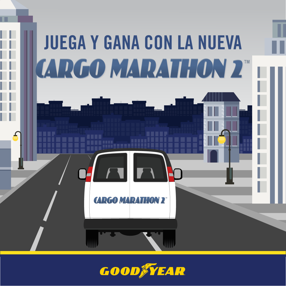 Diviértete con el juego de nuestra nueva referencia Cargo Marathon 2, y podrás ganar 1 de los 5 bonos Sodexo por valor de $200.000 COP. 

**Recuerda leer términos y condiciones.
Ingresa al siguiente link y llega más lejos: 
bit.ly/2Rv9fvN