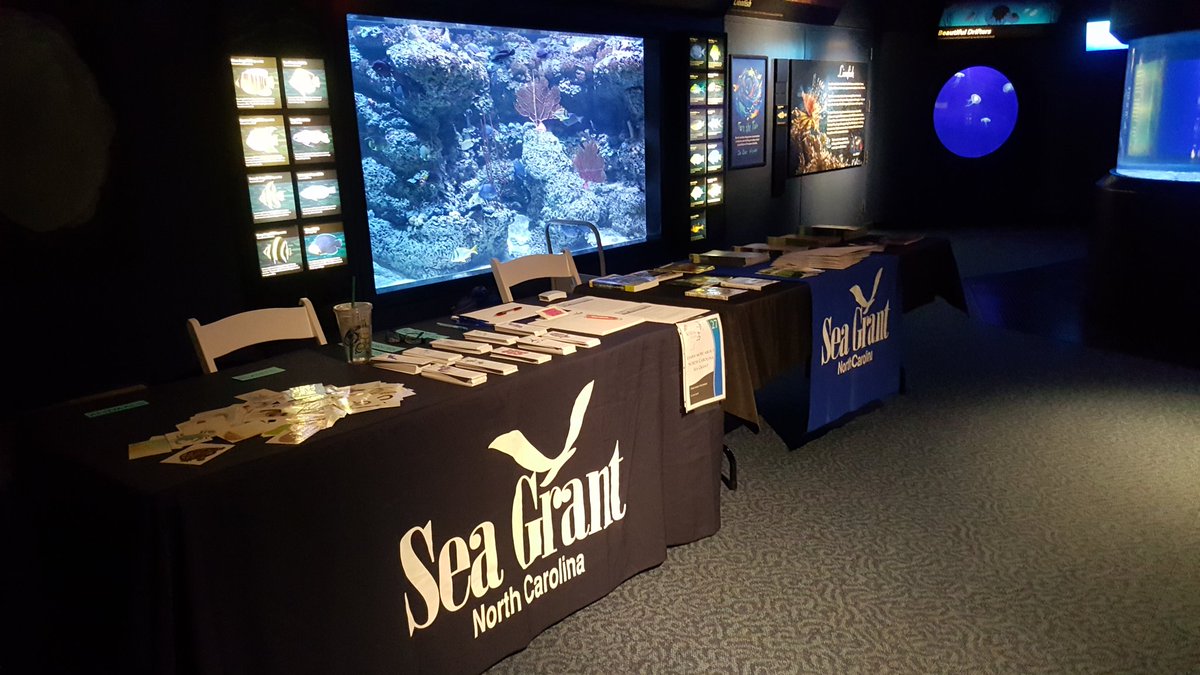 @NCSeaGrant is ready for teachers #SciCoast19