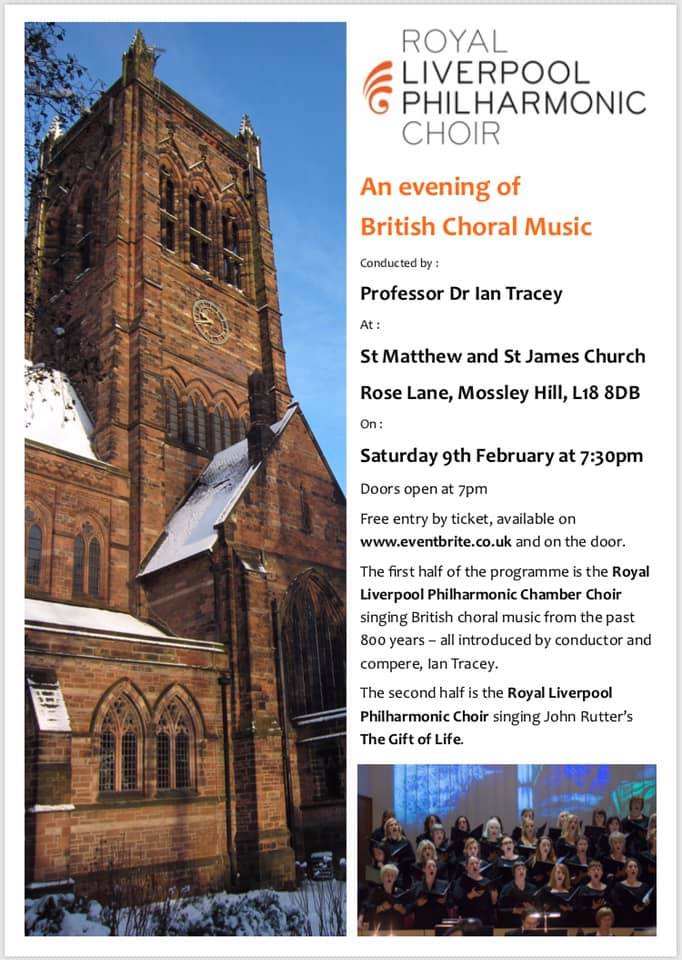 We're popping up this Saturday 9th Feb at ⭐️Mossley Hill Church⭐️ with Royal Liverpool Philharmonic Choir 🎵 Venture into the suburbs for what is set to be a great night, with licensed bar 🍷🍺#Choir #MossleyHill 
Register for FREE 👉 tinyurl.com/y9mhycgk