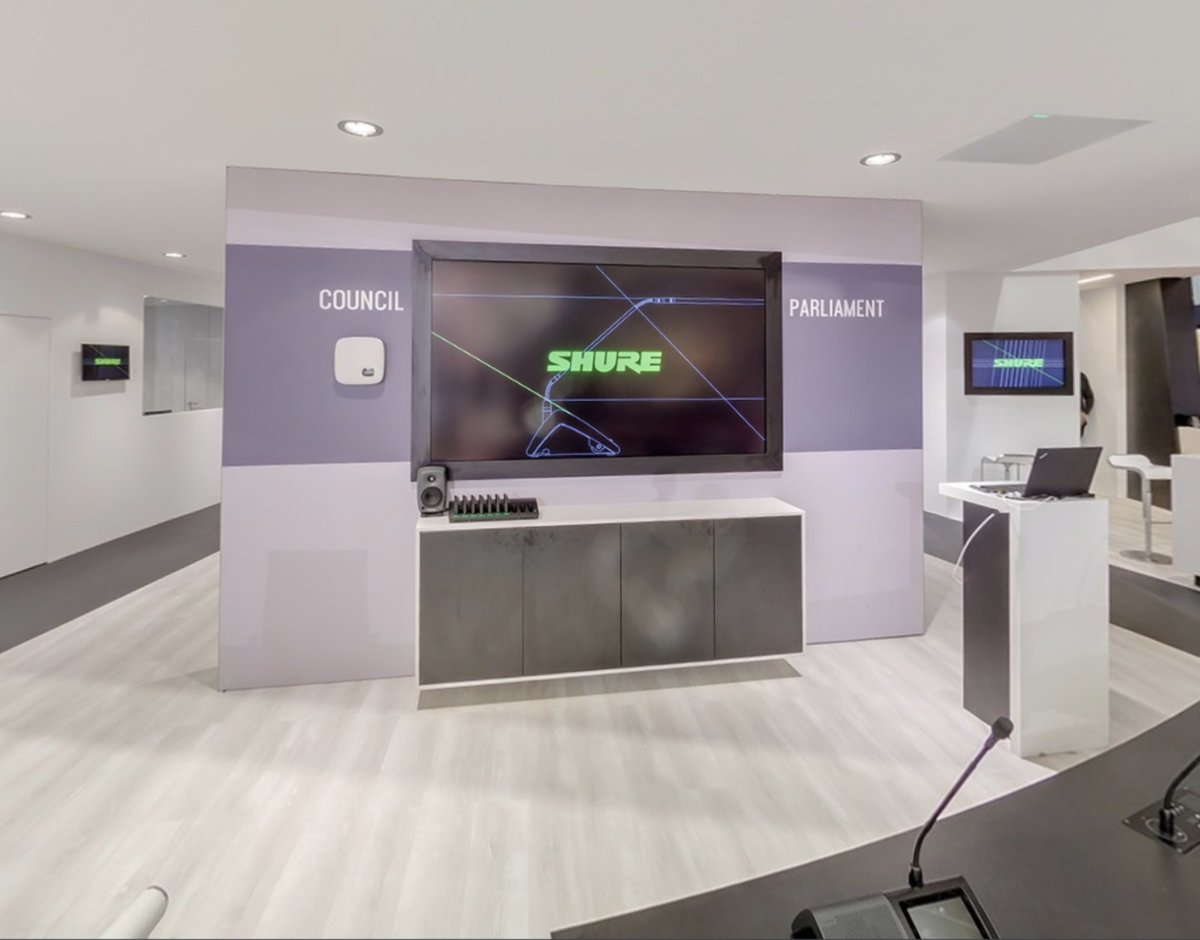 Take a full 360° Tour of <a href="/shure/">Shure</a> stand at ISE 2019 on myshowguide.com/shure/ 

#avtweeps #ISE2019 @AVNewsUK