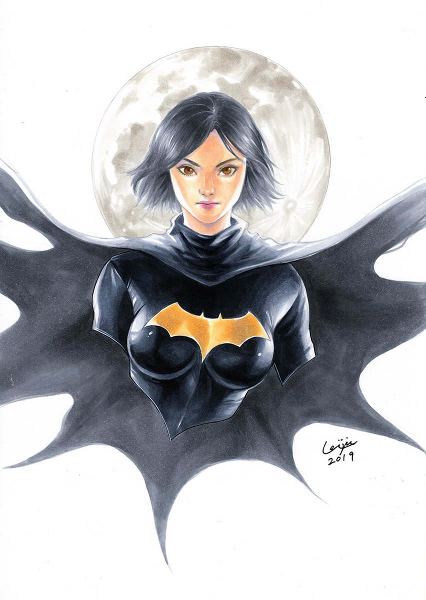 エリックチェン Eric Weijic Chen V Twitter カサンドラ カインのコミッションを完成しました Finished Up And Scanned This Cassandra Cain Bust Commission Almost Have A Whole Bat Family At This Rate T Co Ga4nazldjl