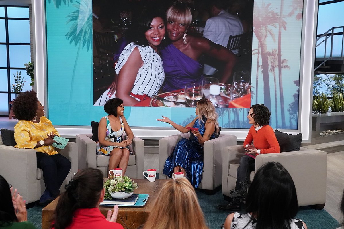 TheTalkCBS's tweet image. We loved having @TherealTaraji on #TheTalk.
Her new film #WhatMenWant opens in theaters this weekend! 

#EverybodyTalks