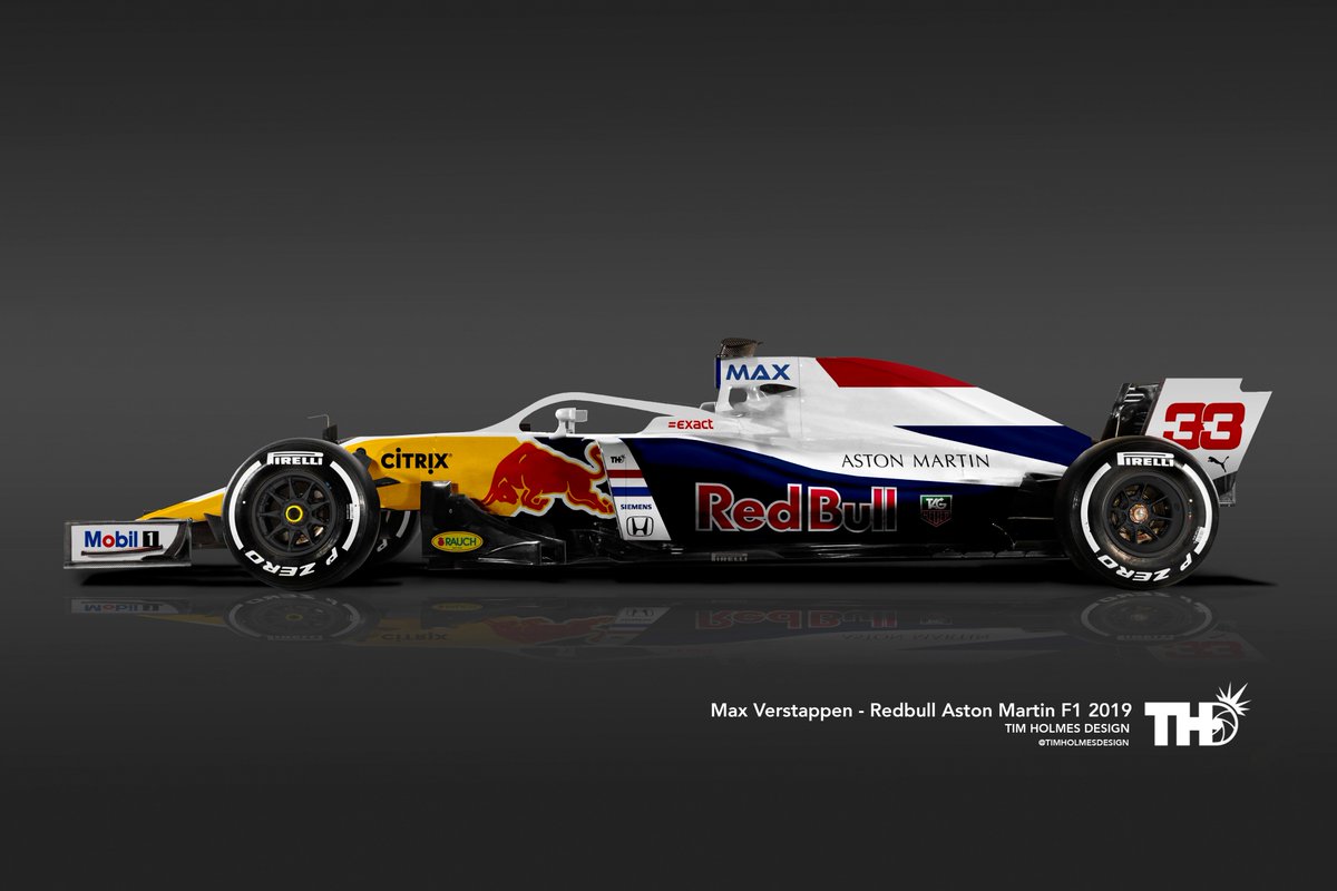 timholmesdesign's tweet image. A couple of @redbullracing designs for stars @Max33Verstappen and @PierreGASLY .... thoughts? Again with a mixed team, driver livery. @F1 #F1